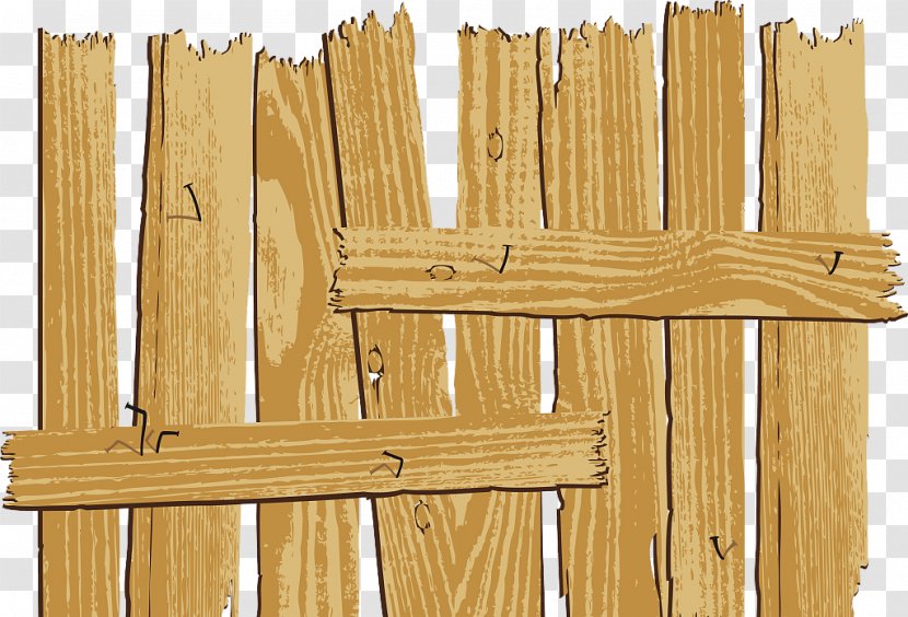 Table Wood Fence Drawing Illustration - Lumber - Picture Transparent PNG