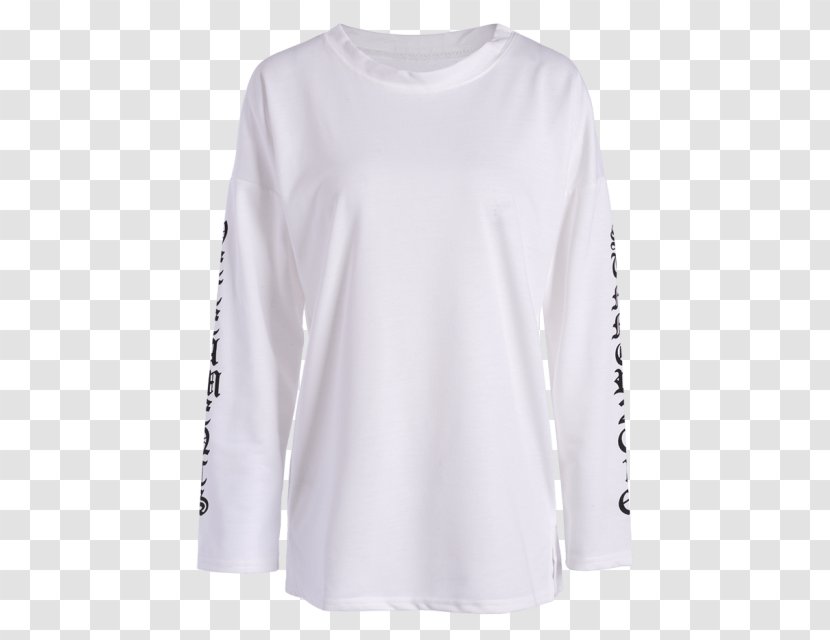 Long-sleeved T-shirt Shoulder Blouse - Shirt Transparent PNG