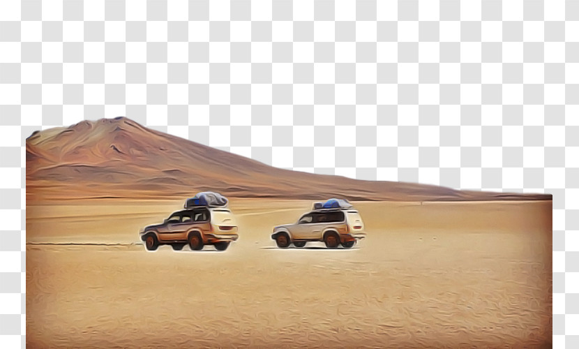 Desert Natural Environment Vehicle Landscape Brown Transparent PNG