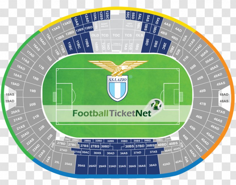 Stadio Olimpico Stadium S.S. Lazio Real Madrid C.F. Seating Assignment - Structure - Ss Youth Sector Transparent PNG