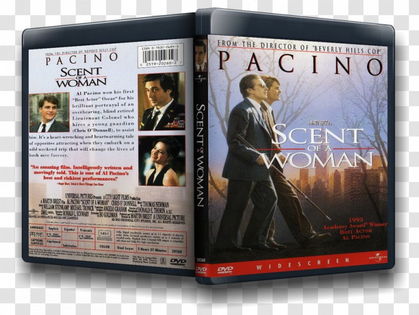 Poster DVD Scent Of A Woman - Dvd - Al Pacino Transparent PNG