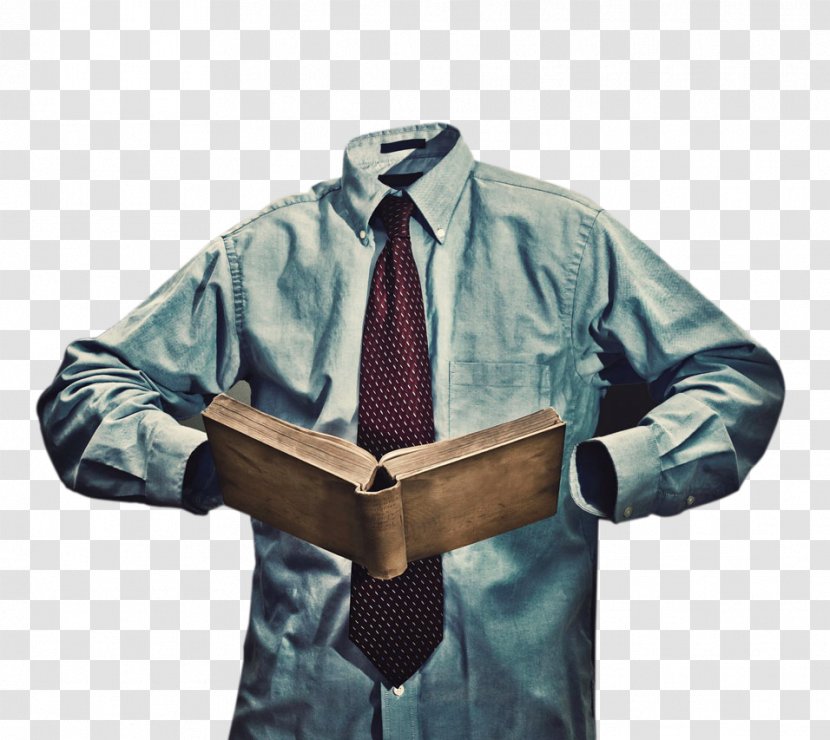 The Invisible Man Ignored Stock Photography - Tartan - Creative Shirt Holding Books Transparent PNG