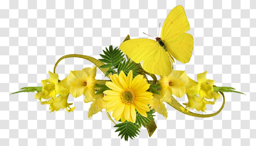 Flower Bouquet Clip Art Internet Forum Guestbook - Yellow - Green Transparent PNG