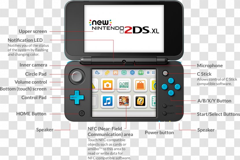 Wii Nintendo 3DS XL New 2DS - Media - Everyone Transparent PNG