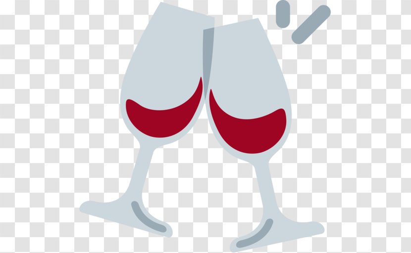 Wine Glass Champagne Emoji Cocktail - Clipart Transparent PNG