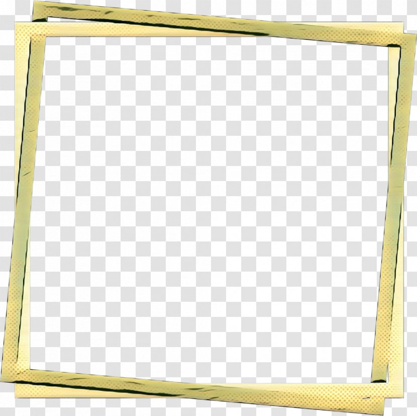 Retro Background Frame - Painting - Brass Rectangle Transparent PNG