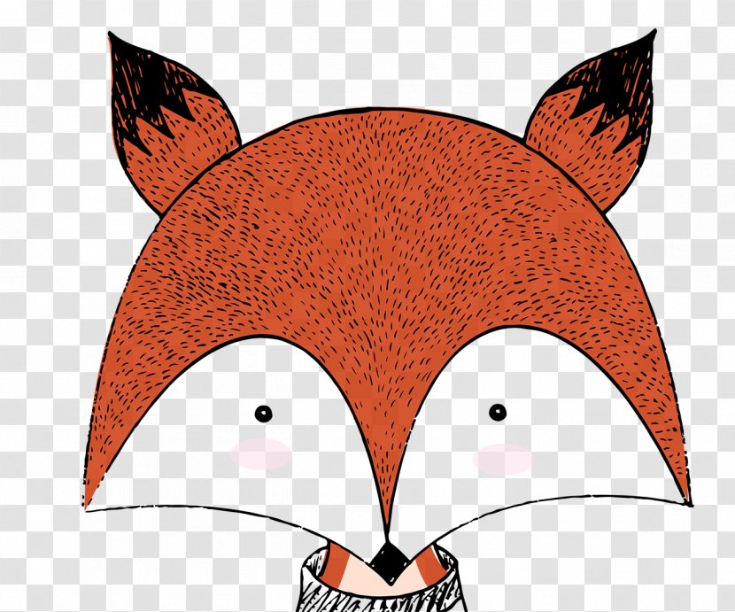 T-shirt Fox - Heart Transparent PNG