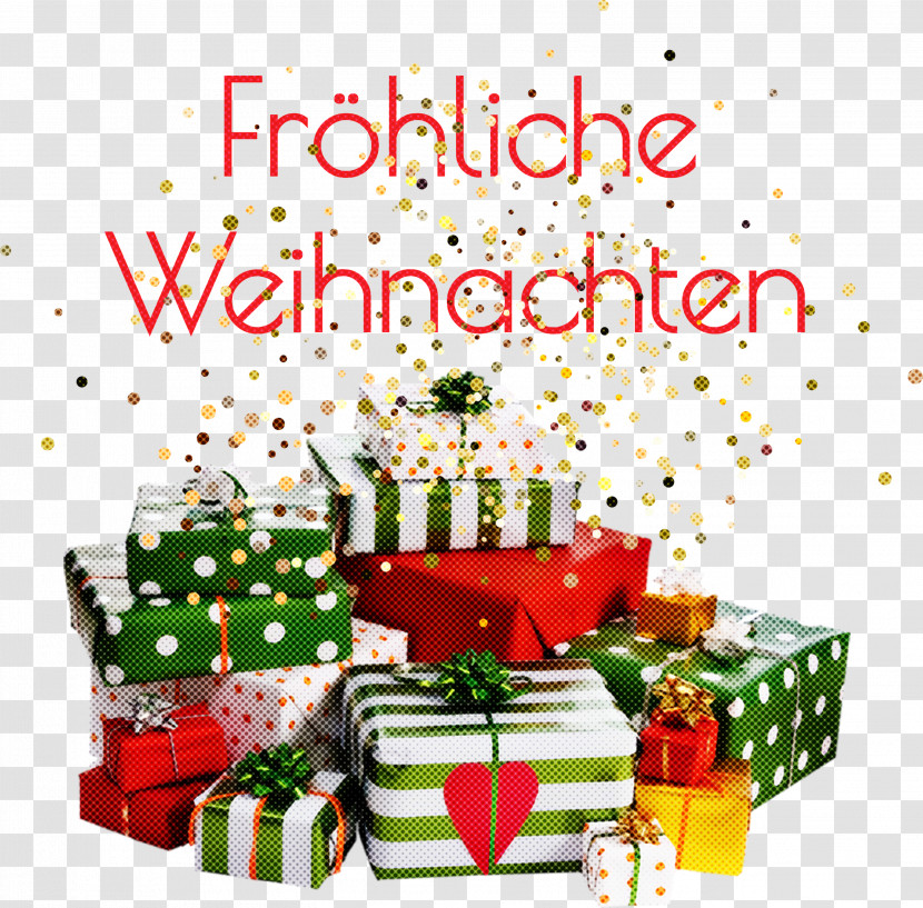 Frohliche Weihnachten Merry Christmas Transparent PNG