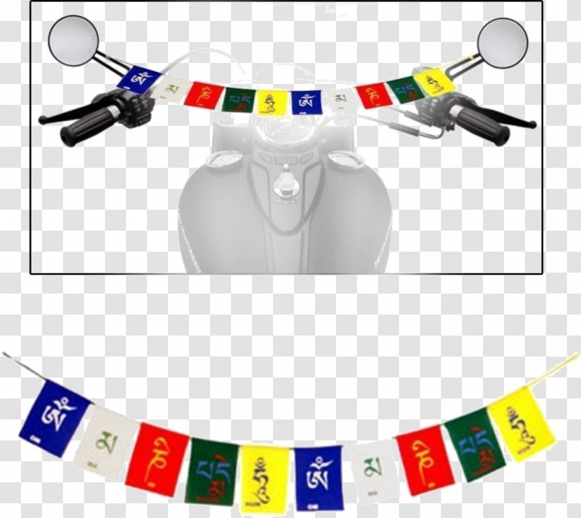 Tibetan Buddhism Prayer Flag - Bicycle Transparent PNG