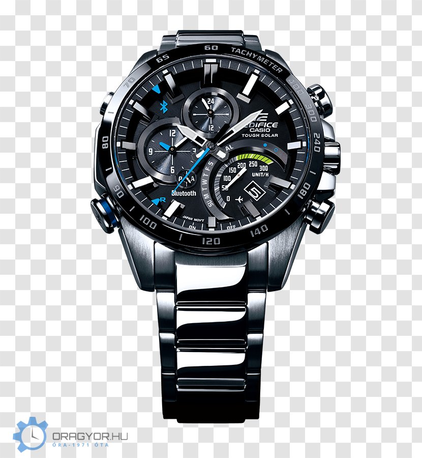 Casio Edifice EQB-501XDB Watch - Chronograph Transparent PNG