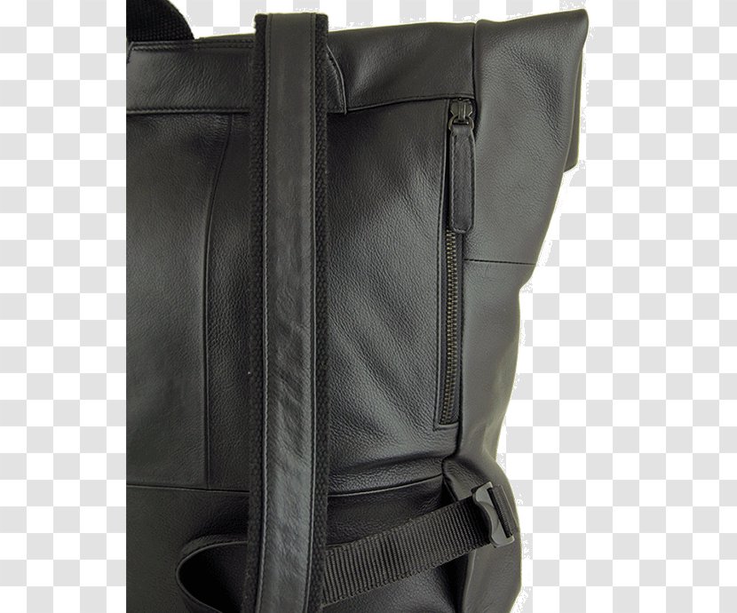 Leather Bag Backpack Black Laptop Transparent PNG