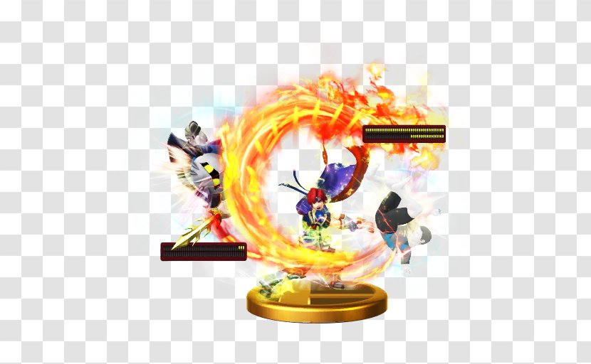Super Smash Bros. For Nintendo 3DS And Wii U Ryu Fire Emblem: The Binding Blade Brawl Emblem Awakening - Action Figure Transparent PNG