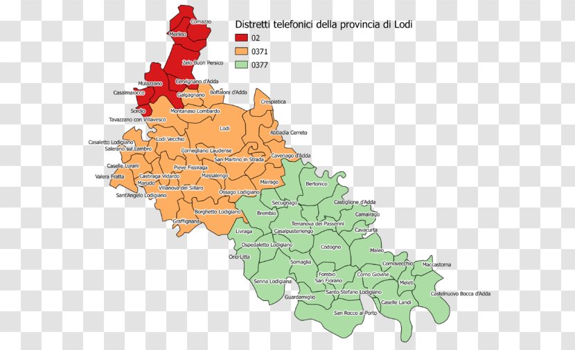 Codogno Lodi Fombio Province Of Cremona Corno Giovine - Tree - Map Transparent PNG