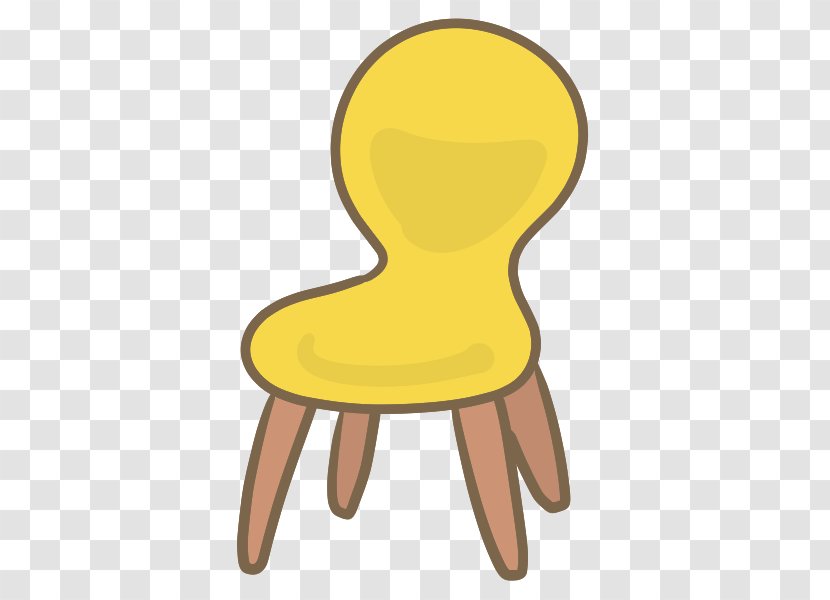 Chair Table Stool Yellow Clip Art - Closet Transparent PNG