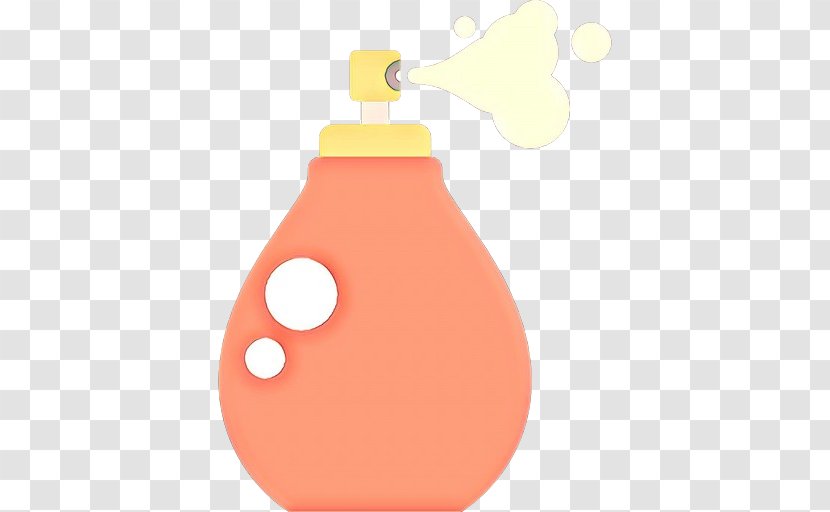 Plastic Bottle - Cartoon - Orange Transparent PNG