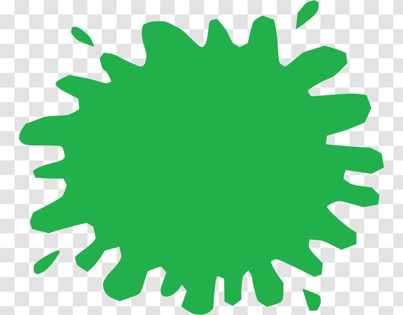 Splat App Green Clip Art - Ink - Shapes Transparent PNG