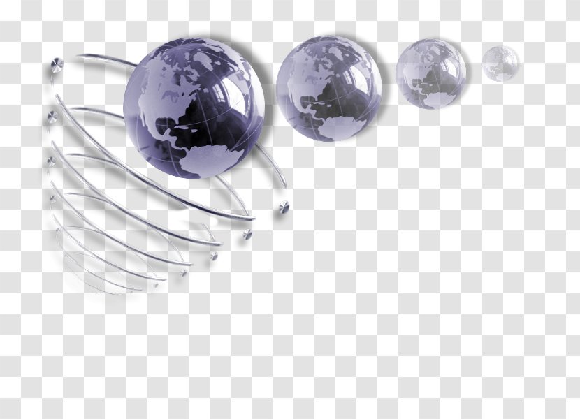 Amethyst Earring Body Jewellery Silver Transparent PNG