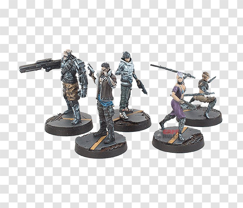 Cyberpunk 2020 Miniature Figure Game Figurine - Kickstarter - Gui Transparent PNG