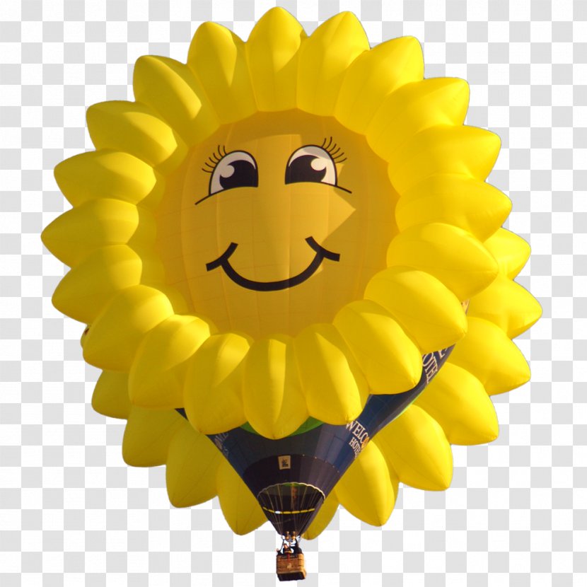 Smiley Sunflower M Balloon - Flower - Hotels Welcome Transparent PNG
