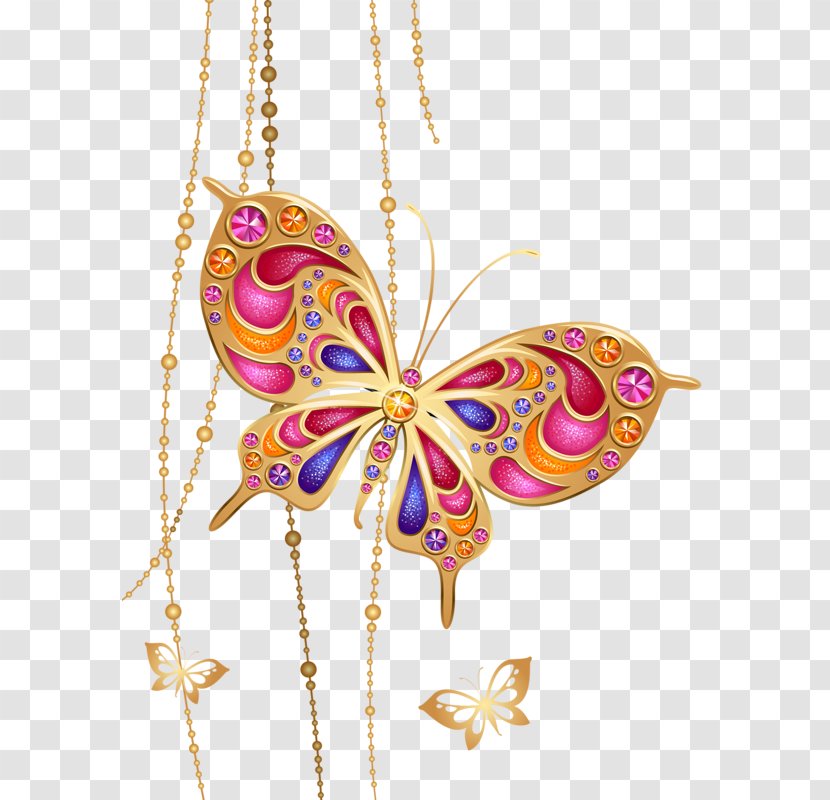 Butterfly Clip Art Image Vector Graphics Gold Transparent PNG