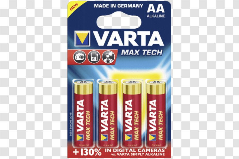 AAA Battery Alkaline Electric VARTA - Aa Transparent PNG