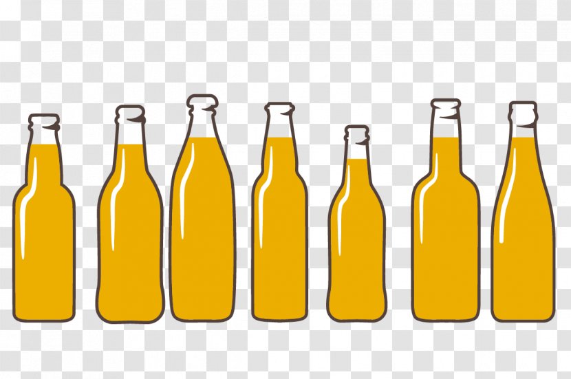 Beer Bottle Wine - Glass Transparent PNG