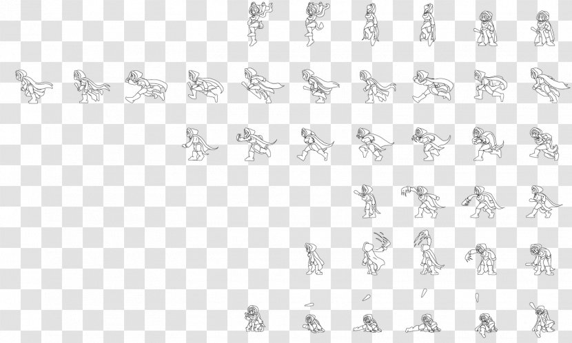 Point Font Angle Animal Line Art - Text - Sprite Sheet Transparent PNG