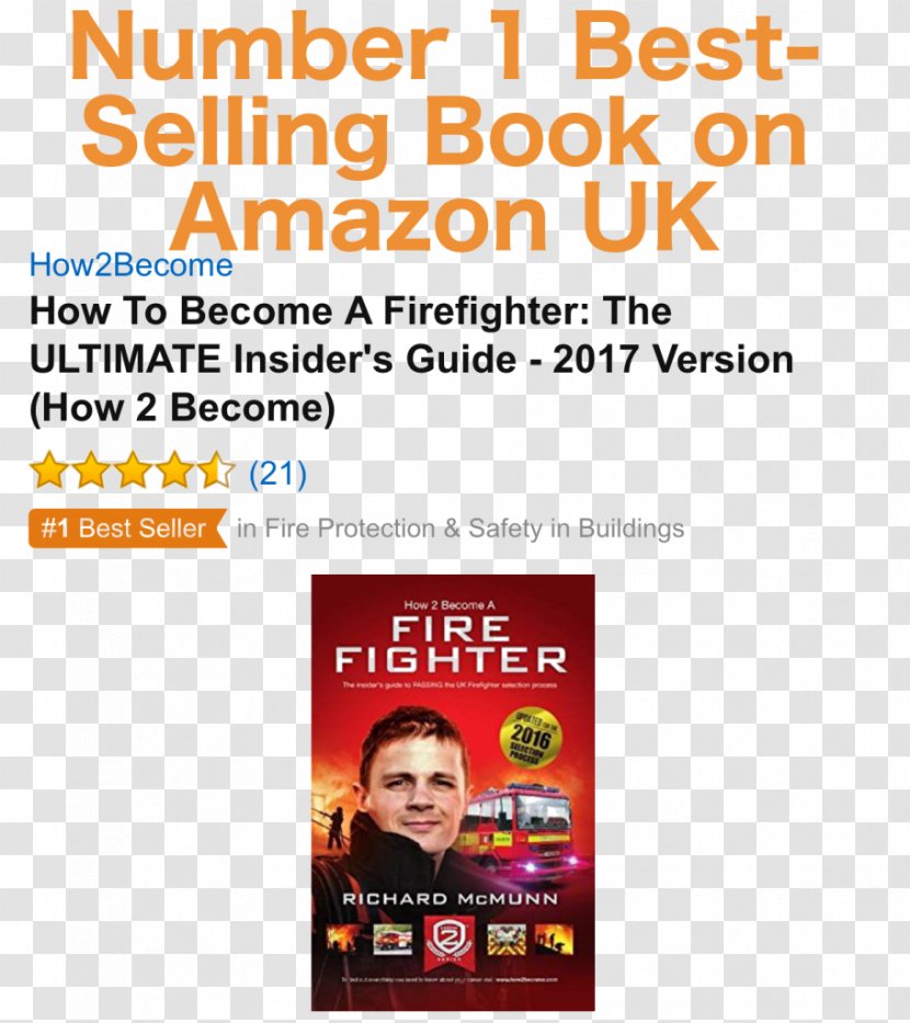FIREFIGHTER INTERVIEW DVD 2015 A Firefighter: The Insider's Guide Hardcover Brand Book - Cartoon - How To Become Firefighter Ultimate Transparent PNG
