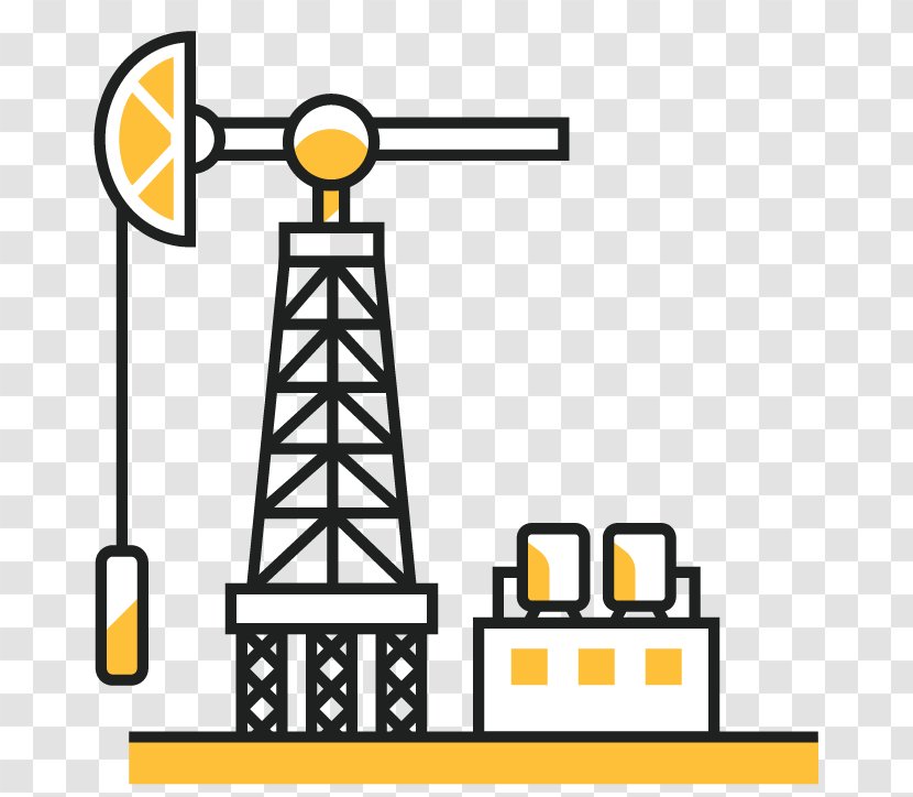 Petroleum Oil Well Field Platform - Vector Drilling Equipment Scenes Work Transparent PNG