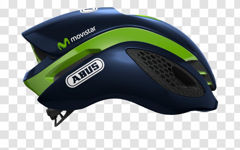 2014 Movistar Team Season 2013 ABUS Helmet - Bicycle - Mo Salah EGYPT Transparent PNG