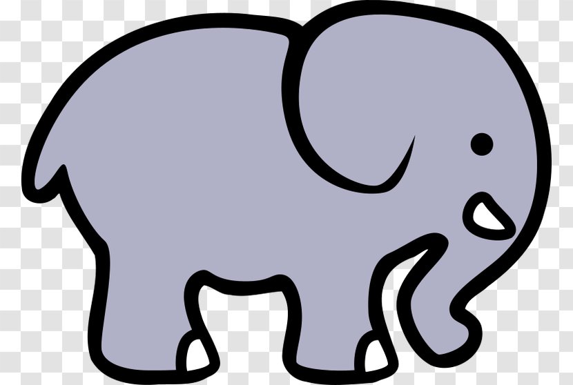 Cartoon Drawing Clip Art - Small To Medium Sized Cats - Elephant Transparent PNG