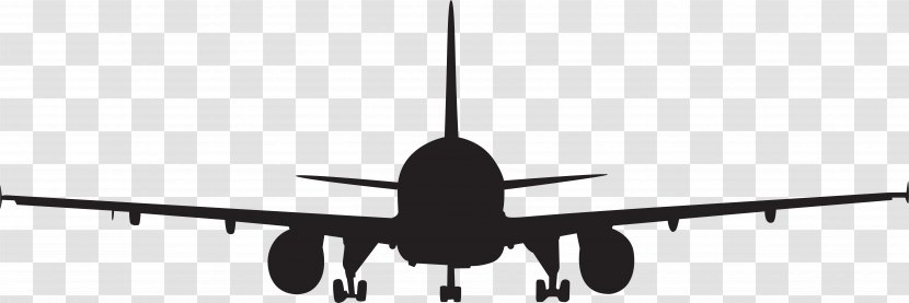 Airplane Silhouette - Landing Flight Transparent PNG