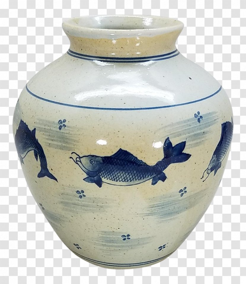 Ceramic Blue And White Pottery Porcelain Vase - Chinoiserie Transparent PNG