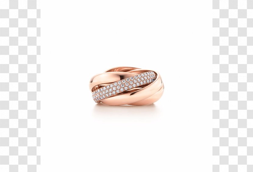Wedding Ring Gold Diamond - Beige Transparent PNG