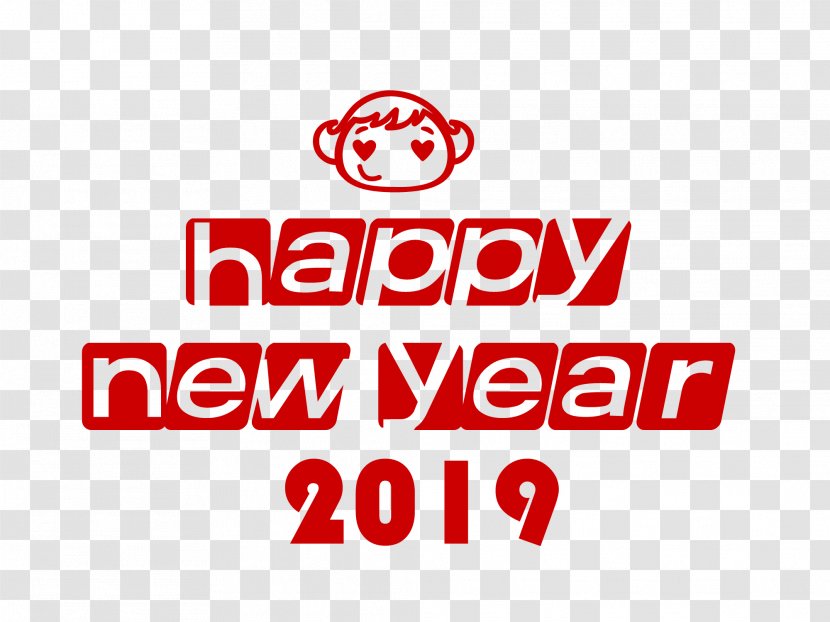 Happy New Year 2019 - Text - Love.Others Transparent PNG