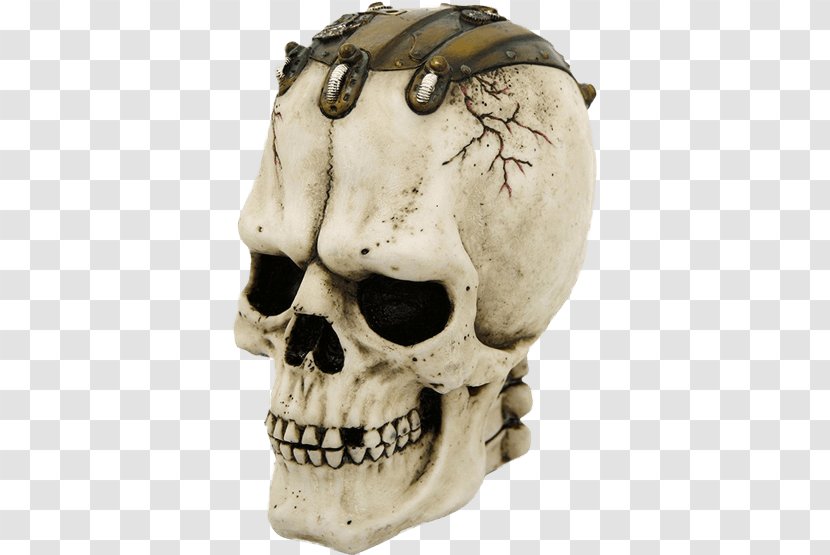 Skull Frankenstein's Monster Human Skeleton Figurine Transparent PNG