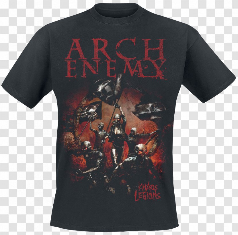 T-shirt Arch Enemy Khaos Legions Merchandising Death Metal - Silhouette Transparent PNG