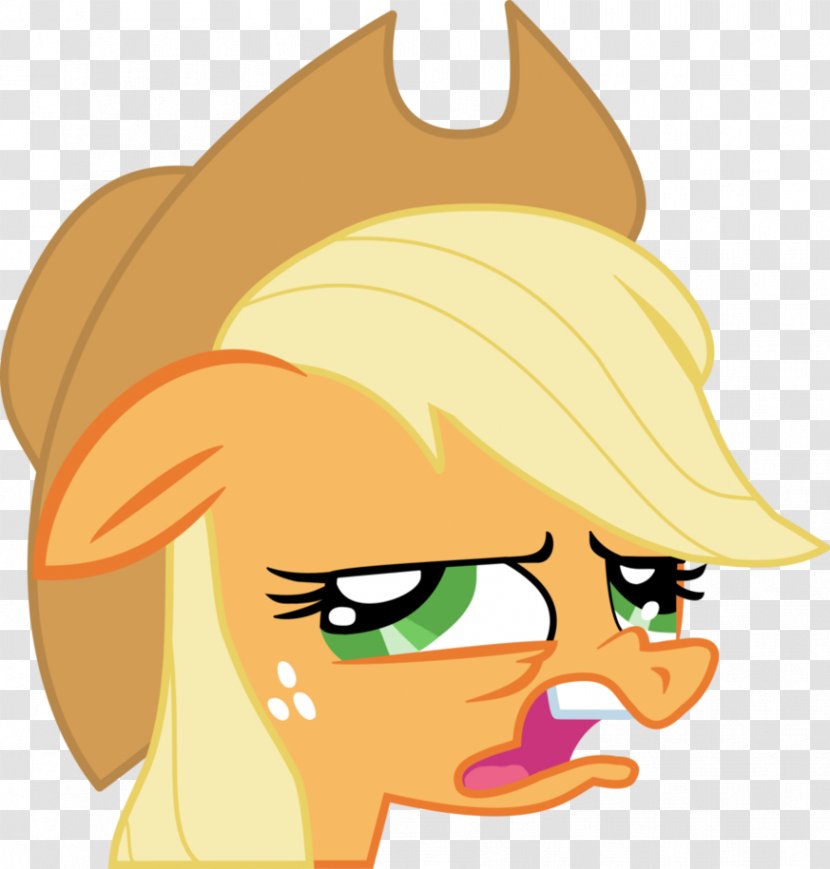 Applejack Face Brandy - Heart - My Little Pony Transparent PNG