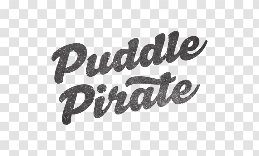 Logo Puddle Pirate Brand Brunswick Pirates - Black And White Transparent PNG