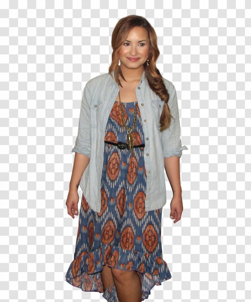 Clothing Dress Sleeve Outerwear Paisley - Demi Lovato Transparent PNG