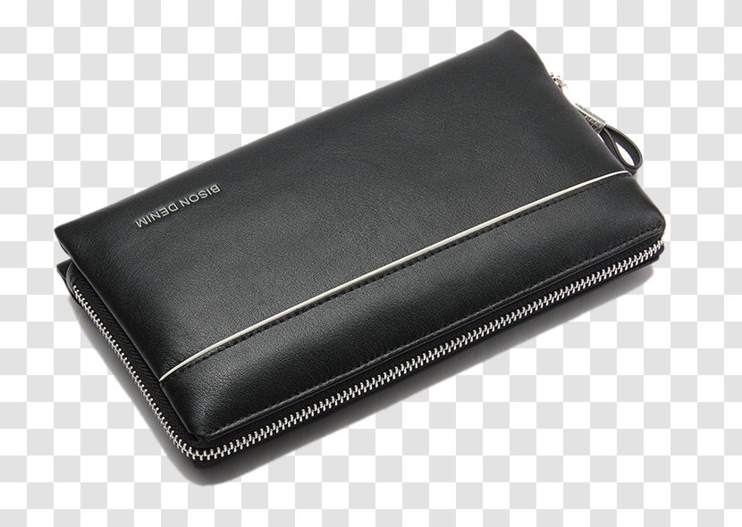 Leather Wallet Handbag Messenger Bag Denim - Wish - American Bison Man Men's Transparent PNG