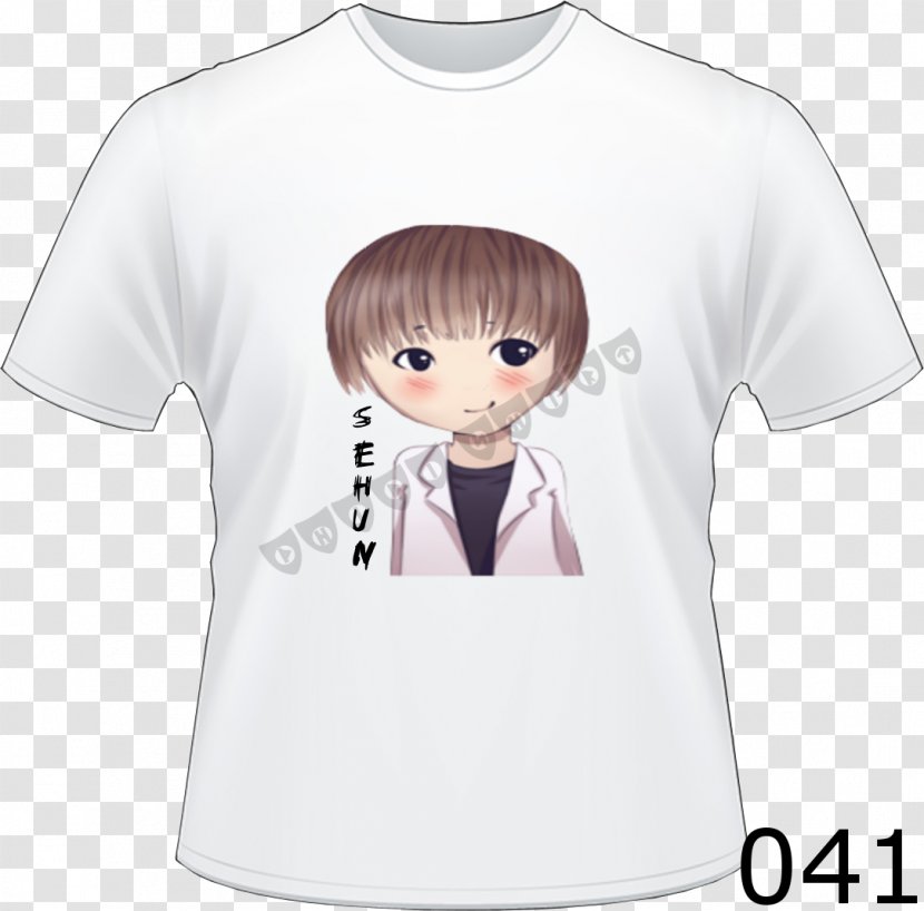 T-shirt Shoulder Sleeve Character Cartoon - Flower Transparent PNG
