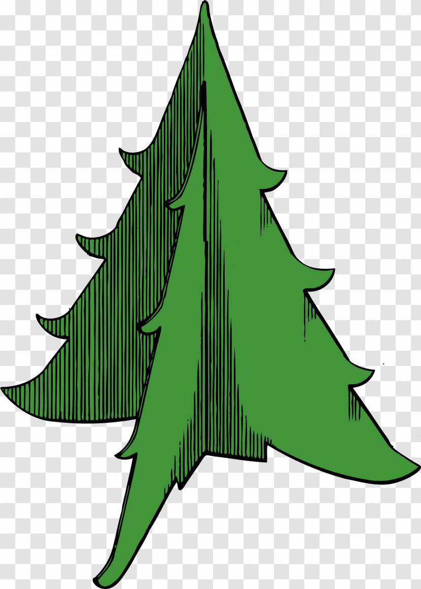 Christmas Tree Clip Art - Fictional Character - Pine Clipart Transparent PNG