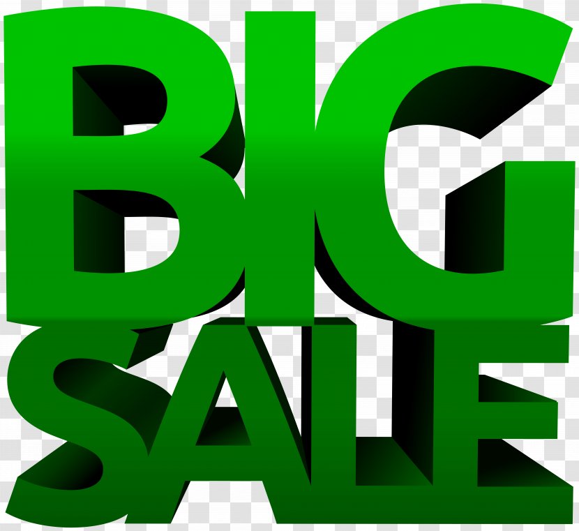 Big Sale Green Clip Art Image - Royalty Free Transparent PNG