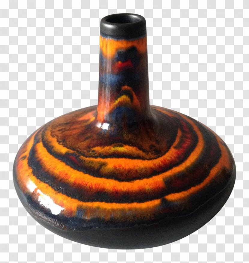 Vase Pottery Ceramic Chairish Craft - Glaze - Bronze Drum Design Transparent PNG