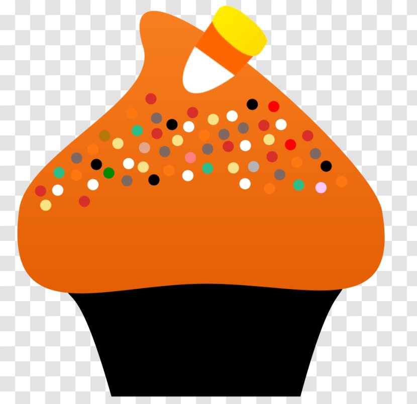 Cupcake Halloween Cake Candy Corn Birthday Clip Art - Bake Sale - Food Cliparts Transparent PNG
