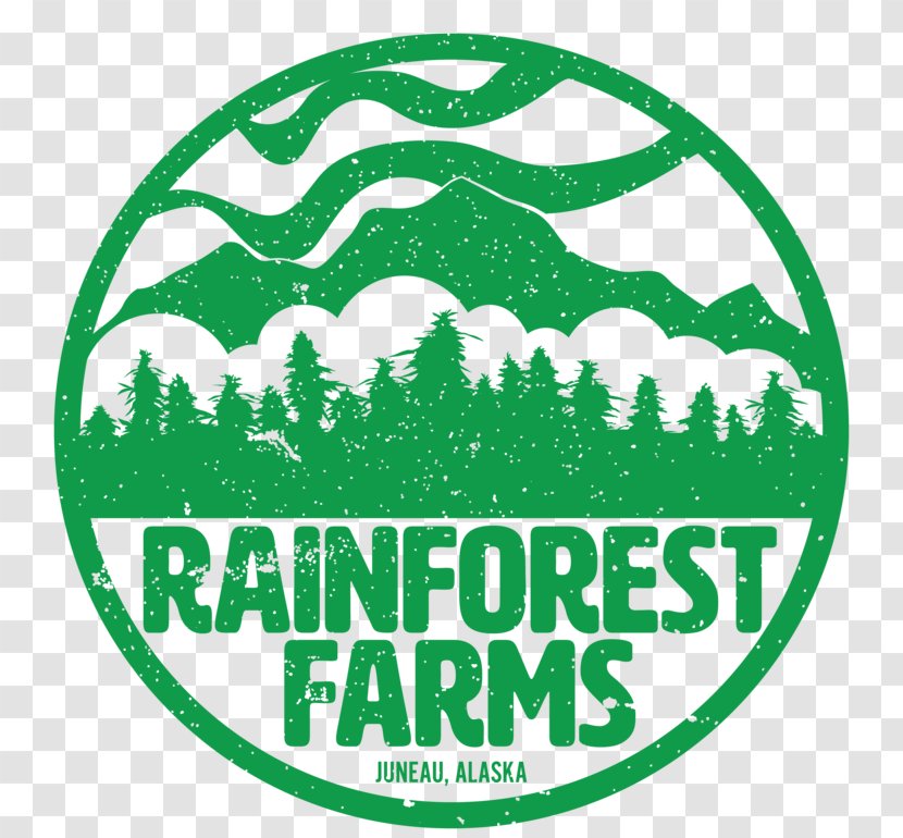 Rainforest Farms Cafe Logo Brand Trademark Font - Text - Cannabis Farm Transparent PNG