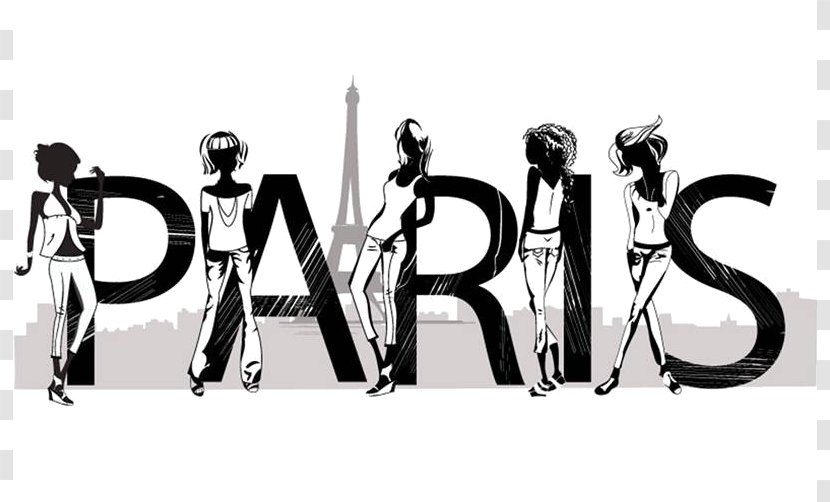 Logo Black And White Font Product Design - Tree - Paris Illustration Transparent PNG