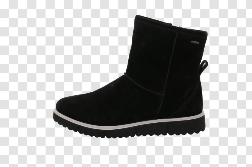 Snow Boot Suede Slipper Shoe - Black Transparent PNG