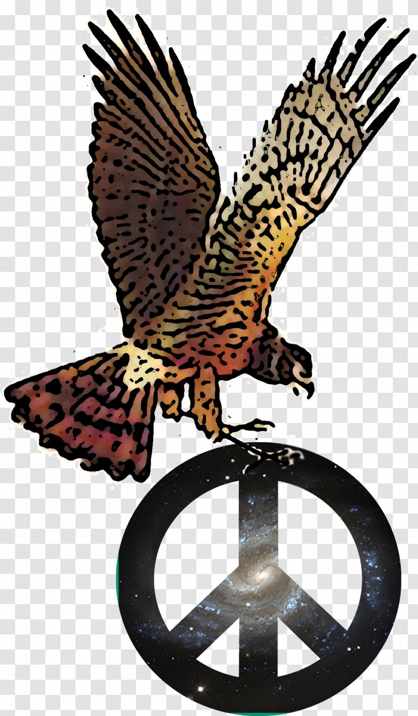 Peace Symbols Clip Art - Hawk Transparent PNG